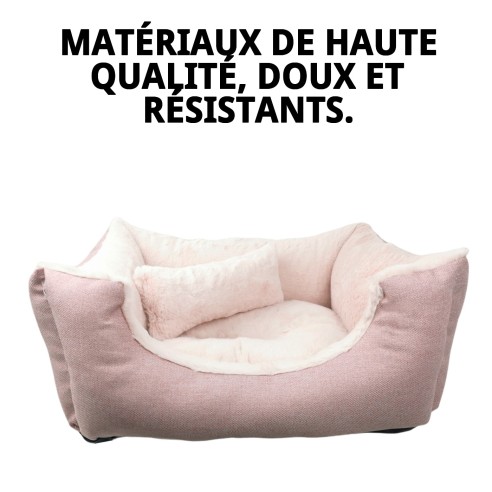 Coussin Rose Douce Nouvelle Collection T-4 87x70x24 cm pour Animaux de Compagnie