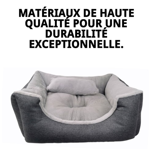 Doux Berceau Gris T-3 75x63x24 cm - Nouvelle Collection pour Animaux de Compagnie