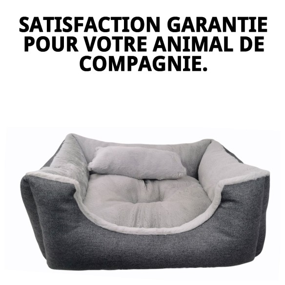 Doux Berceau Gris T-3 75x63x24 cm - Nouvelle Collection pour Animaux de Compagnie