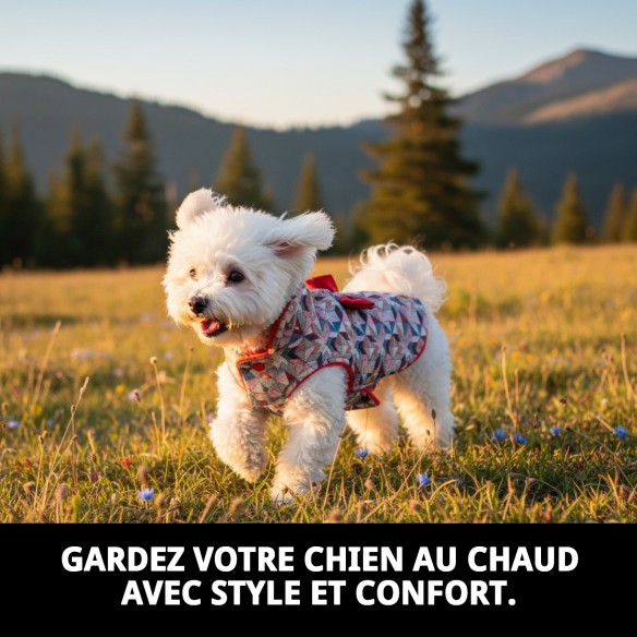 Manteau Damasco pour Chien Taille S - Qualité et Style