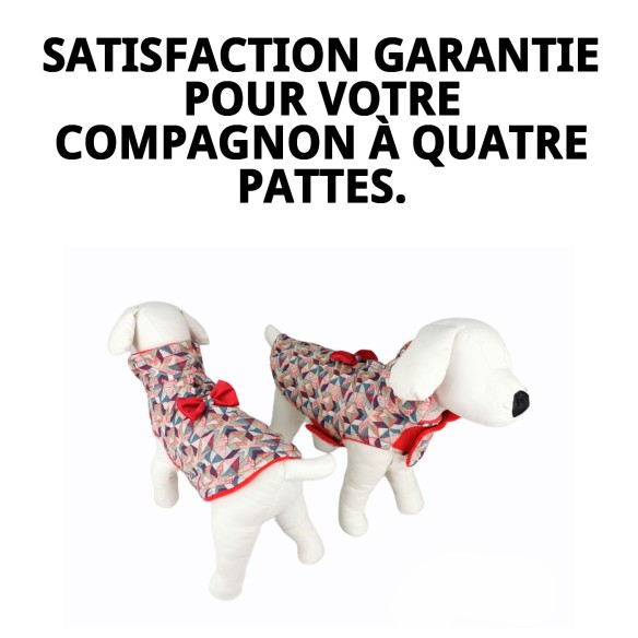 Manteau Damasco T-XS : Style et Confort pour votre Animal de Compagnie