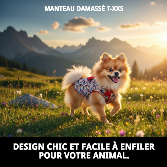 Manteau Damasco T-XXS pour chien - Style et chaleur Moly