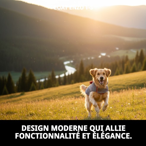 Manteau Enzo T-S pour Animaux de Compagnie : Style et Confort