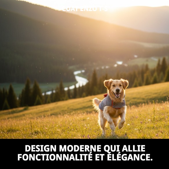 Manteau Enzo T-S pour Animaux de Compagnie : Style et Confort