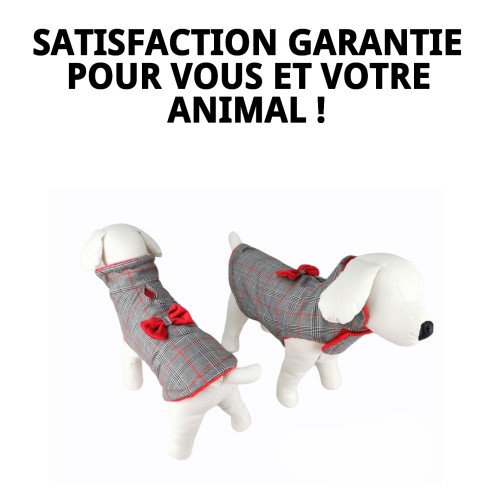 Manteau Enzo T-XXS : Style et Chaleur pour votre Animal de Compagnie