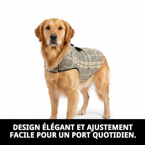 Manteau Biel T-L : Style et Chaleur pour votre Animal de Compagnie