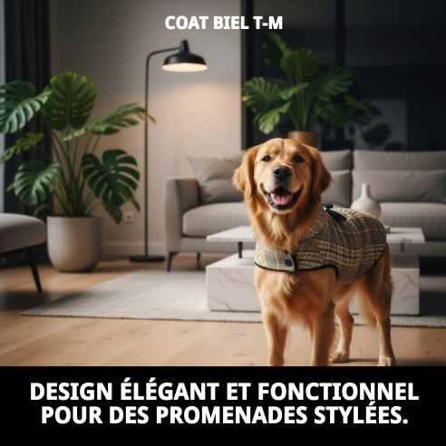 Manteau Biel T-M pour Animaux de Compagnie : Chaleur et Style 2023