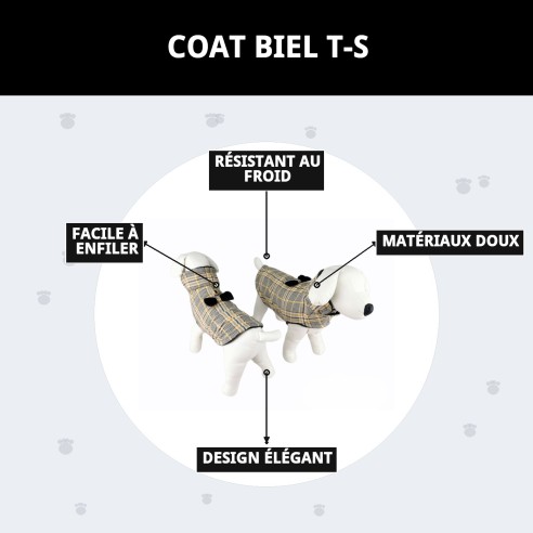 Manteau Biel T-S : Style et Chaleur pour Votre Animal de Compagnie
