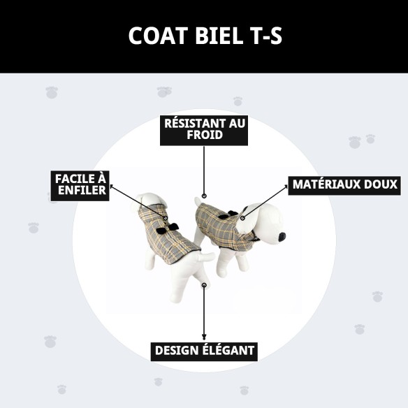 Manteau Biel T-S : Style et Chaleur pour Votre Animal de Compagnie
