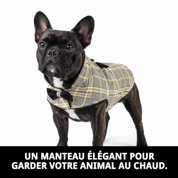 Manteau Biel T-XS : Style et Chaleur pour votre Animal de Compagnie