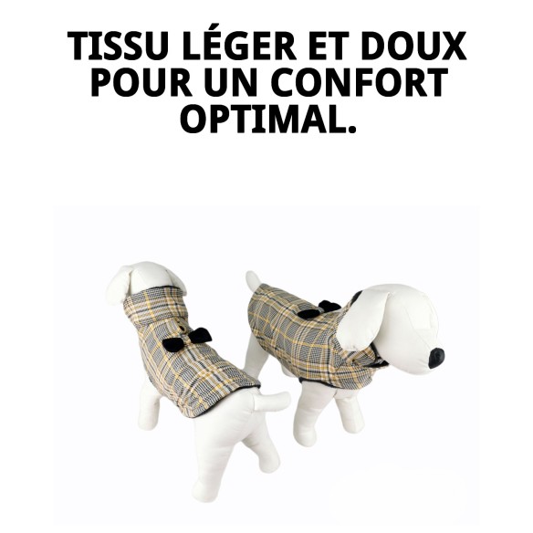 Manteau Biel T-XS : Style et Chaleur pour votre Animal de Compagnie