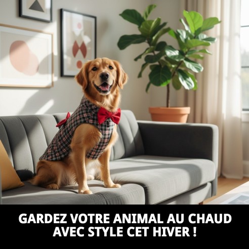 Manteau Izan T-L pour Animaux : Style et Chaleur Idéale