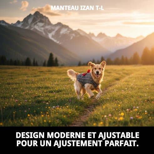 Manteau Izan T-L pour Animaux : Style et Chaleur Idéale