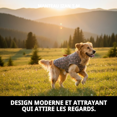 Manteau Izan T-M : Style et Chaleur pour Votre Animal de Compagnie