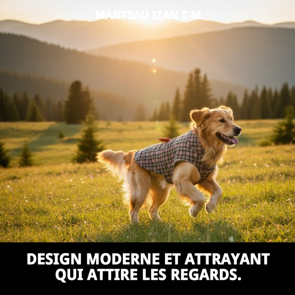 Manteau Izan T-M : Style et Chaleur pour Votre Animal de Compagnie