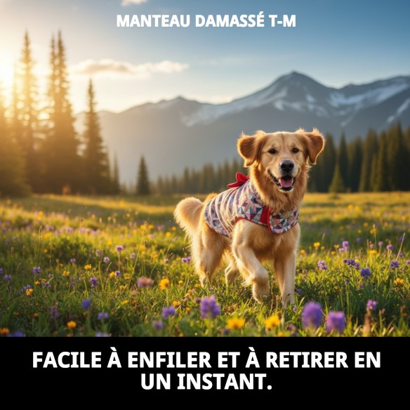 Manteau Damasco T-M pour Animaux - Style et Confort