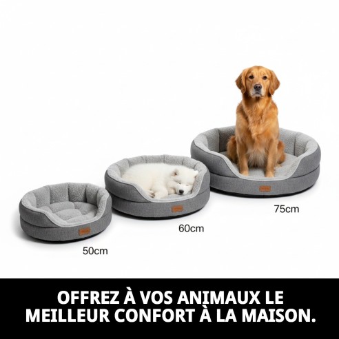Jeu de 3 lits pour animaux - Confort et style 22-23