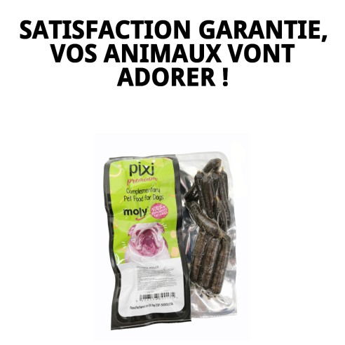 Saucisses de poulet pour animaux de compagnie - Snack sain 250g