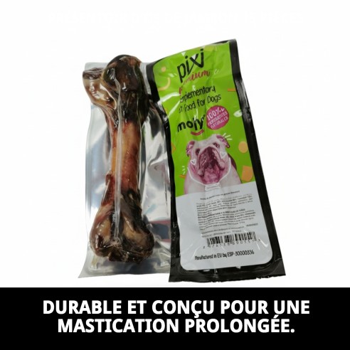 Exposant en Os de Jambon pour Chiens - 15 Unités