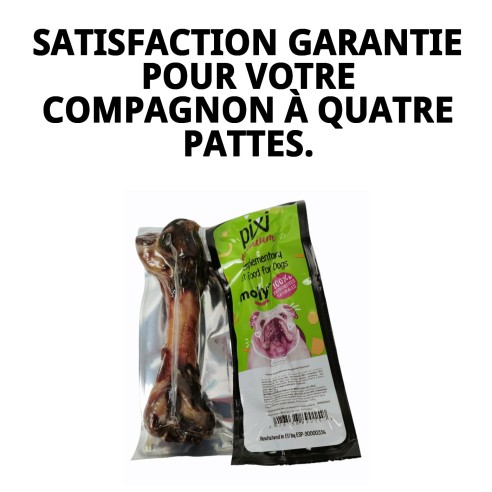 Exposant en Os de Jambon pour Chiens - 15 Unités
