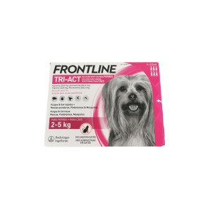 Frontline Tri-Act : Protection totale pour chiens de 2 à 5 kg