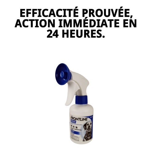 Spray antiparasitaire Frontline pour chiens et chats 250 ML