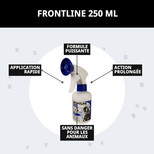 Spray antiparasitaire Frontline pour chiens et chats 250 ML