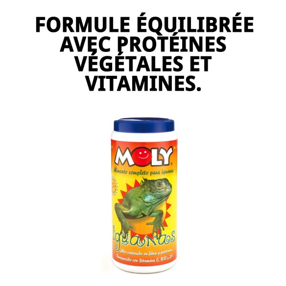 Aliment complet Moly Iguanes 360g - Nutrition idéale