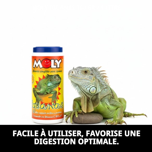 Aliment complet Moly Iguanes 360g - Nutrition idéale