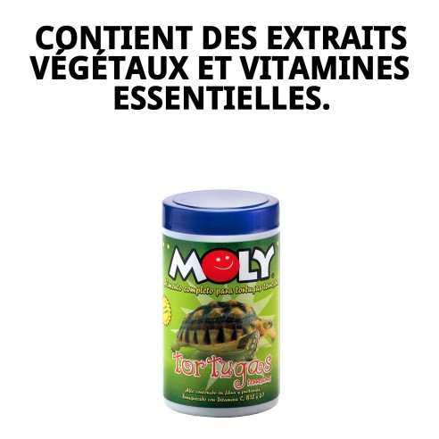 Aliment Premium pour Tortues Terrestres - Moly 250ml