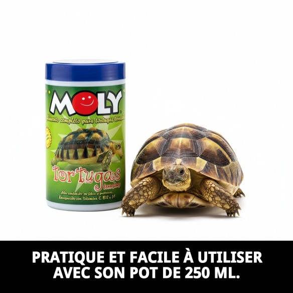 Aliment Premium pour Tortues Terrestres - Moly 250ml