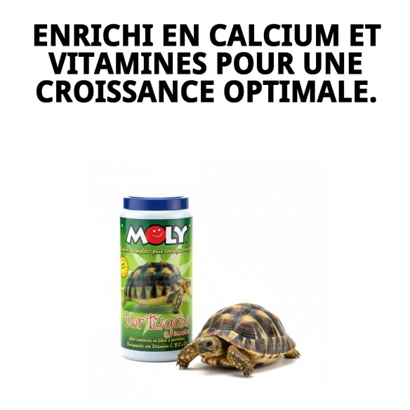 Aliment nutritif pour tortues terrestres - MOLY 360g