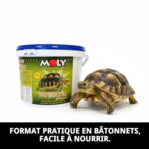 Aliment Premium Moly pour Tortues Terrestres 2,5 kg
