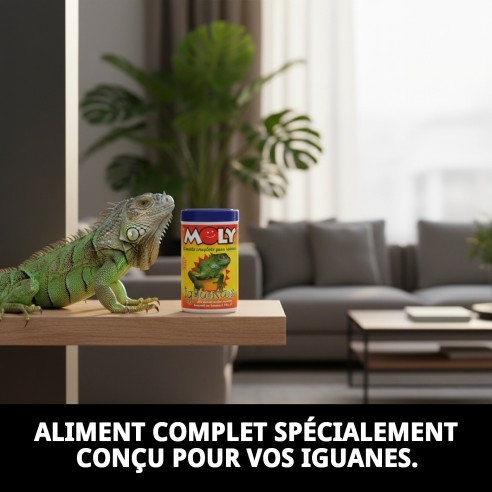 MOLY IGUANAS : Aliment complet 100g pour iguanes