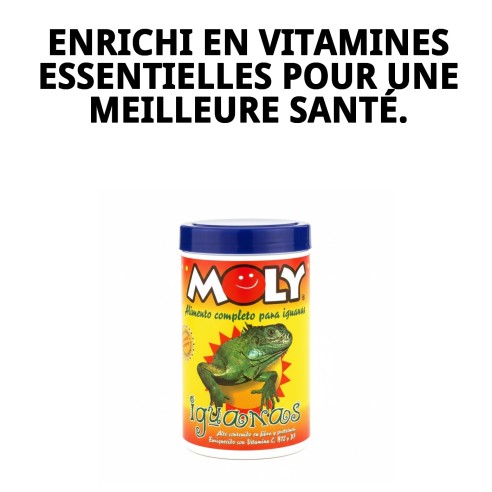 MOLY IGUANAS : Aliment complet 100g pour iguanes