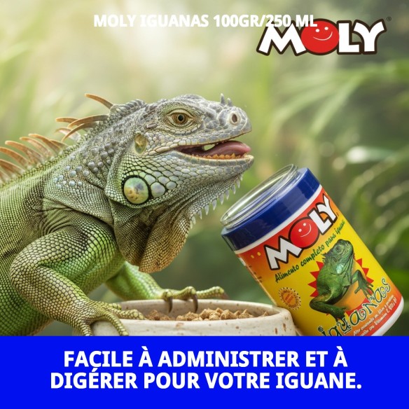 MOLY IGUANAS : Aliment complet 100g pour iguanes