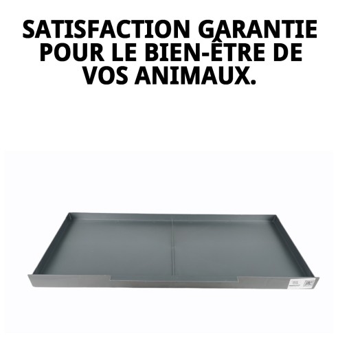 Plateau en plastique pour cage de reproduction 60 cm pour animaux de compagnie.
