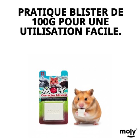 Moly Calcium pour Rongeurs 100g - Supplément Essentiel