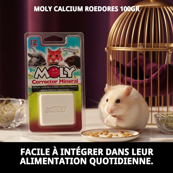 Moly Calcium pour Rongeurs 100g - Supplément Essentiel