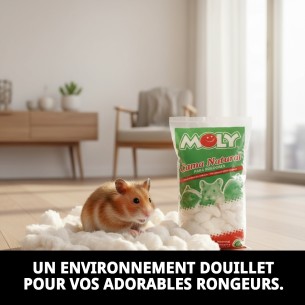 Lit MOLY pour Rongeurs 30g - Confort et Chaleur 2
