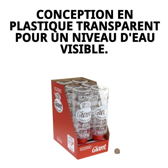 Abreuvoir pour rongeurs 1100ml - Eau fraîche sans goutte à goutte