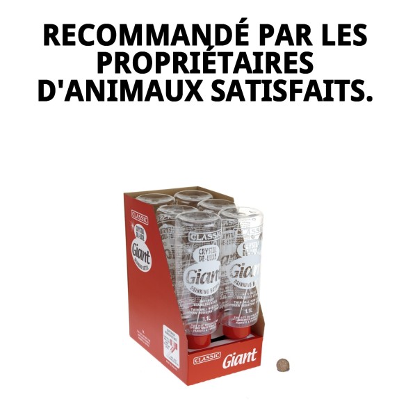 Abreuvoir pour rongeurs 1100ml - Eau fraîche sans goutte à goutte