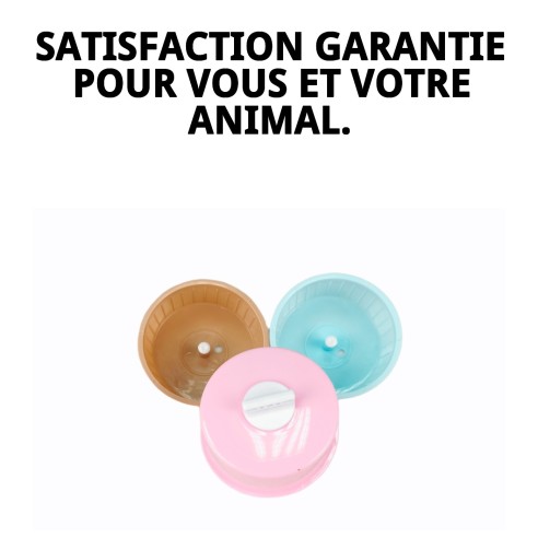 Roulette Hamster 14,5 cm Fermée - Amusement Sûr pour Votre Animal de Compagnie