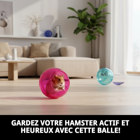 Boule d'exercice pour hamster 13 cm - Amusement en toute sécurité