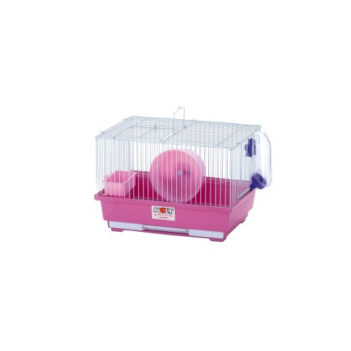Cage pour hamster N.1 - 30x23x21 cm, démontable et pratique.