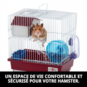 Cage pour Hamster N.2 - Compacte et Démontable 30x23x31 cm 2