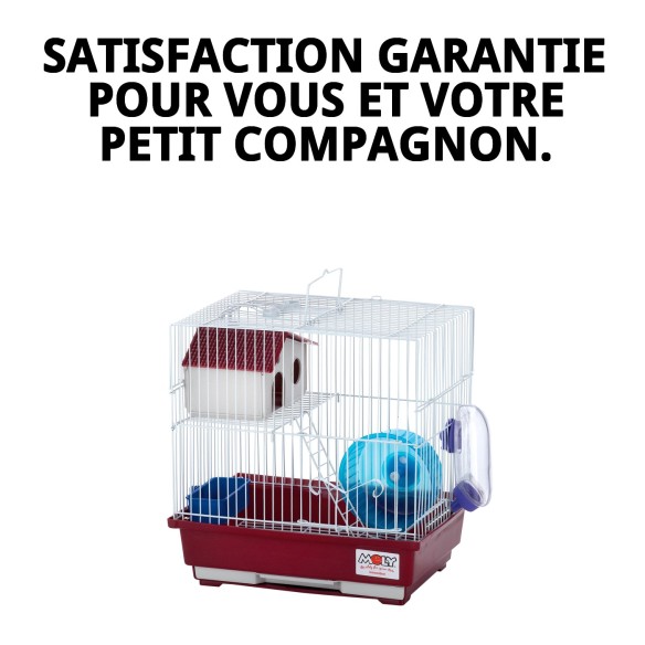 Cage pour Hamster N.2 - Compacte et Démontable 30x23x31 cm