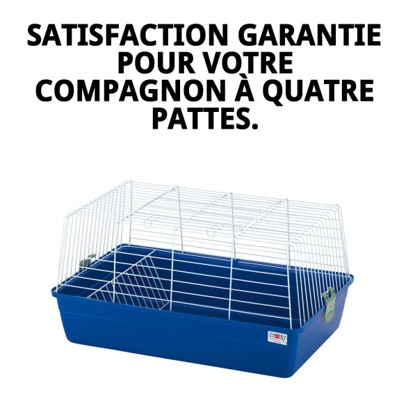 Cage pour Lapins 85x49x38 cm - Confort et Espace
