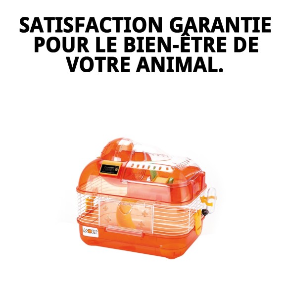 Cage à hamster Futura N.2 démontable 33,5x25x28,8 cm