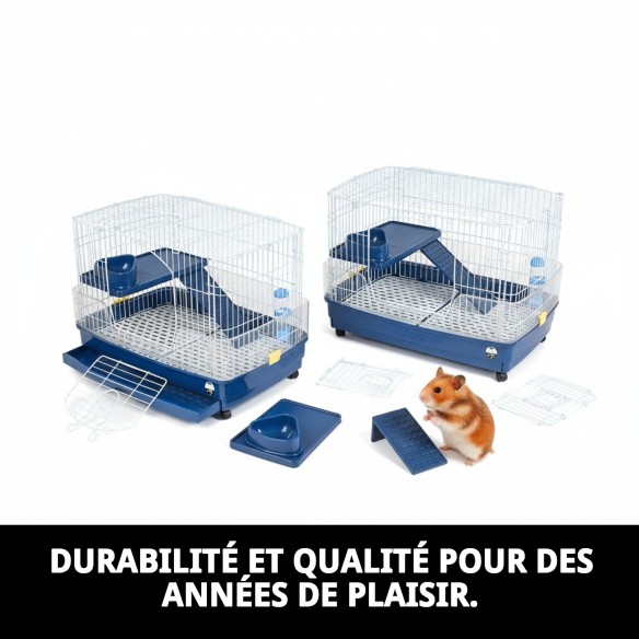 Parc Rongeurs N.1 : Cages Démontables 83x57x62 cm